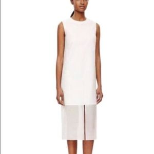 COS 6 Layered Lagenlook Poplin Sleeveless Midi Dress